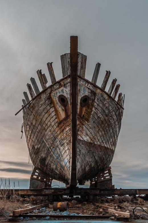 Free stock image of Hofrungur - Old Boat Wreck created by Bjorgvin