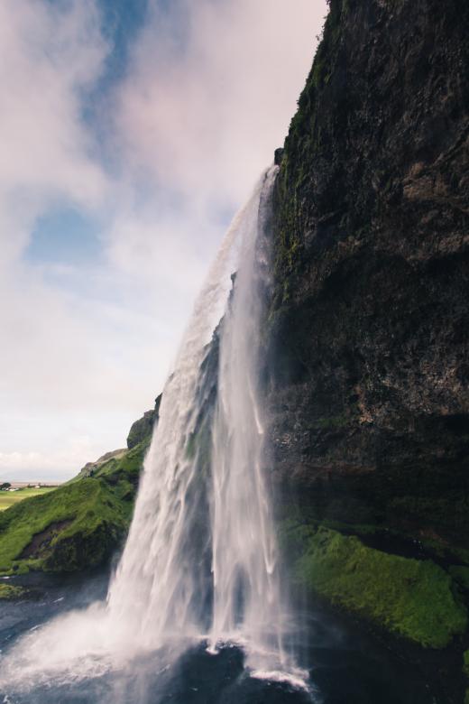 Free stock image of Icelandic Waterfall Seljarlandsfoss created by Bjorgvin