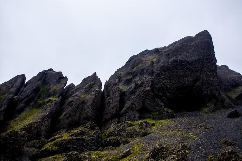 Free stock image of Icelandic Volcanic Cliffs created by Bjorgvin