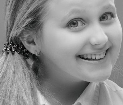 Happy Teenager Portrait - Black and White - Free Stock Photo