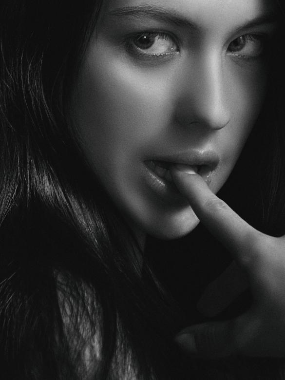 Free stock image of Girl Biting Finger - Monochrome created by Alexander Krivitskiy