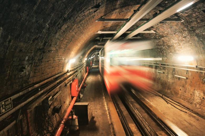 Free stock image of Fast Moving Train in Tunnel created by Sahin Sezer Dincer
