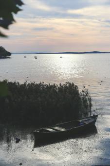 Small Boat on the Beach at Dawn - Free Stock Photo