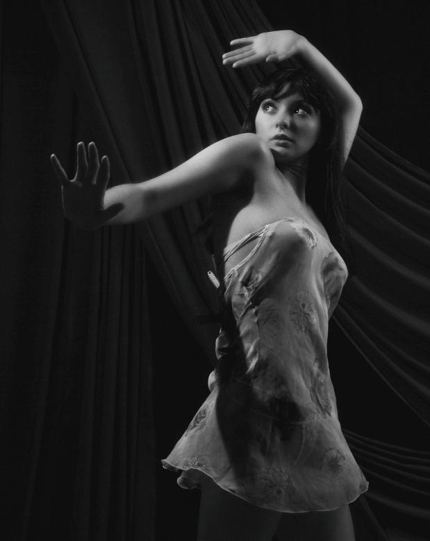 Free stock image of Beautiful Brunette Model Posing - Monochrome created by Alexander Krivitskiy