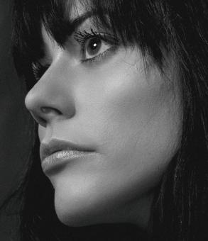 Free Stock Photo of Beautiful Portrait of Brunette in Monochrome