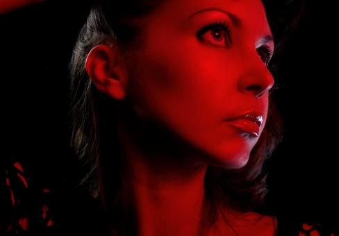 Red Girl Portrait - Free Stock Photo