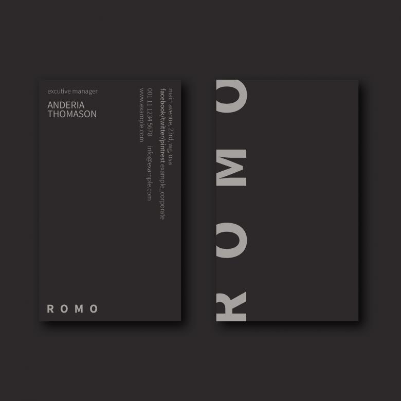 Free stock image of Dark Modern Business Card Layout created by Sos