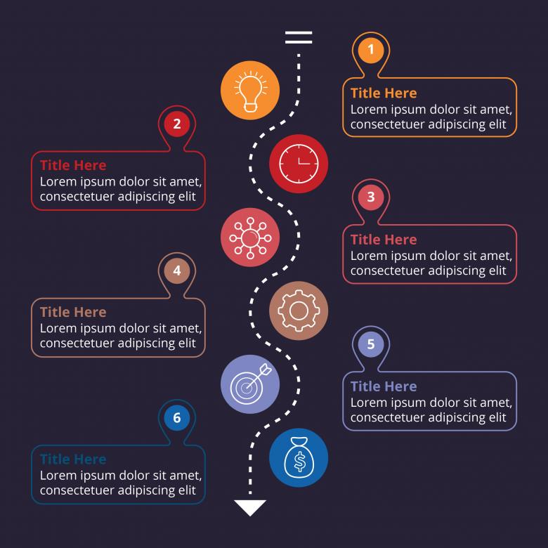 Free stock image of Dark infographic with attractive colors created by Sos