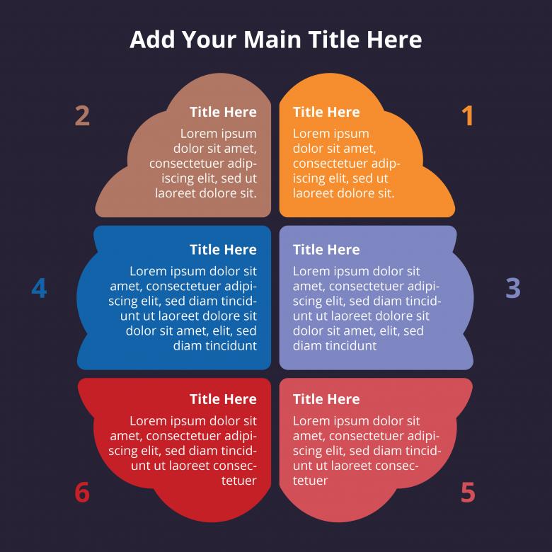 Free stock image of Dark flat infographic with brain created by Sos