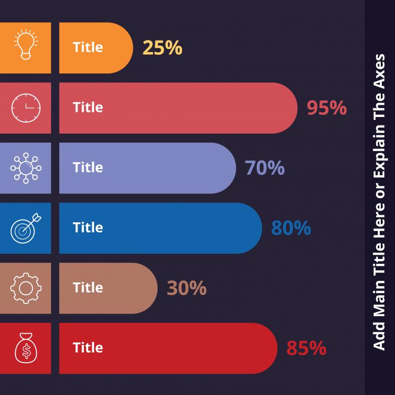 Free stock image of Dark flat infographic with graphs created by Sos
