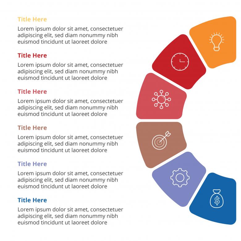 Free stock image of White flat infographic with elegant attractive colors created by Sos