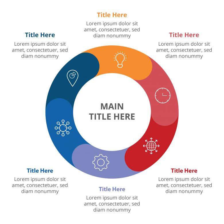 Free stock image of Light flat infographic with circle created by Sos