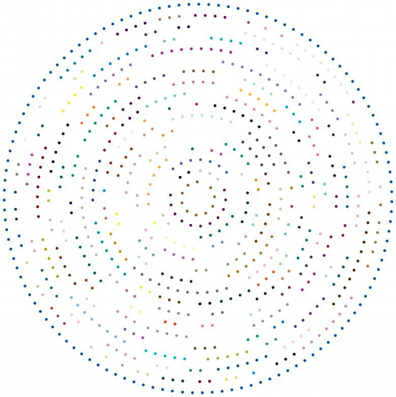 Free stock image of Circle Dots Illustration created by Tama Pe