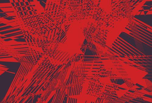 Red Abstract Shape Background - Free Stock Photo