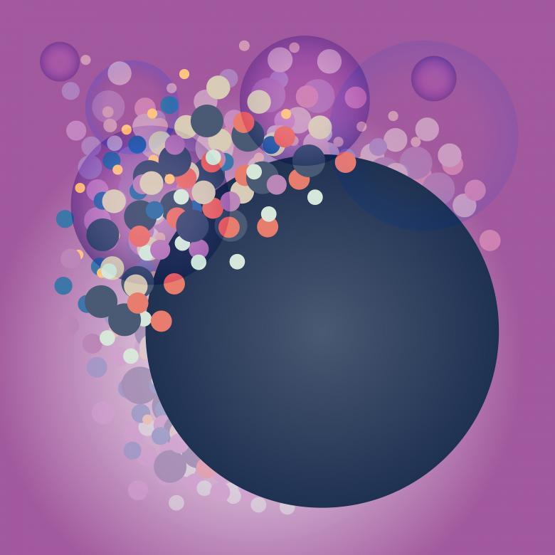 Free stock image of Bubbles and Circle Abstract Background created by Sos