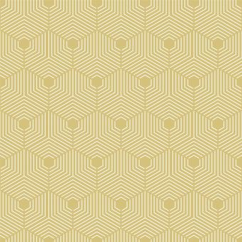 Yellow  Seamless Geometric Vector Pattern