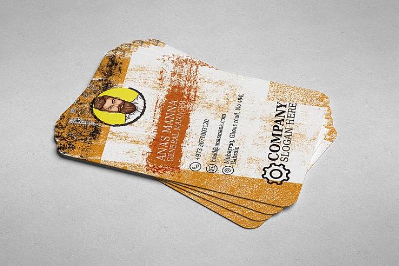 Free stock image of Business Card PSD Layout Template created by Sos