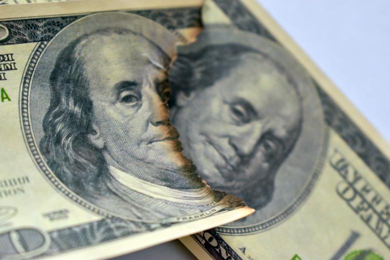 Free stock image of Dollar banknotes (USD) created by NomeVizualizzato