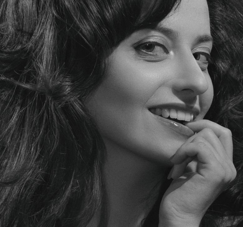 Free stock image of Smiling Female Model - Black and White created by Alexander Krivitskiy