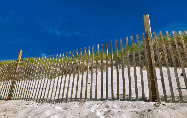 Free stock image of Barrier protecting dunes created by Oleg