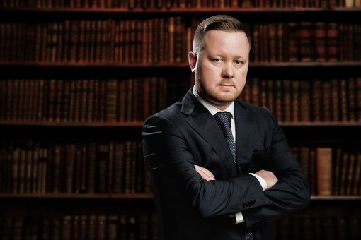 Free Stock Photo of Businessman in Library