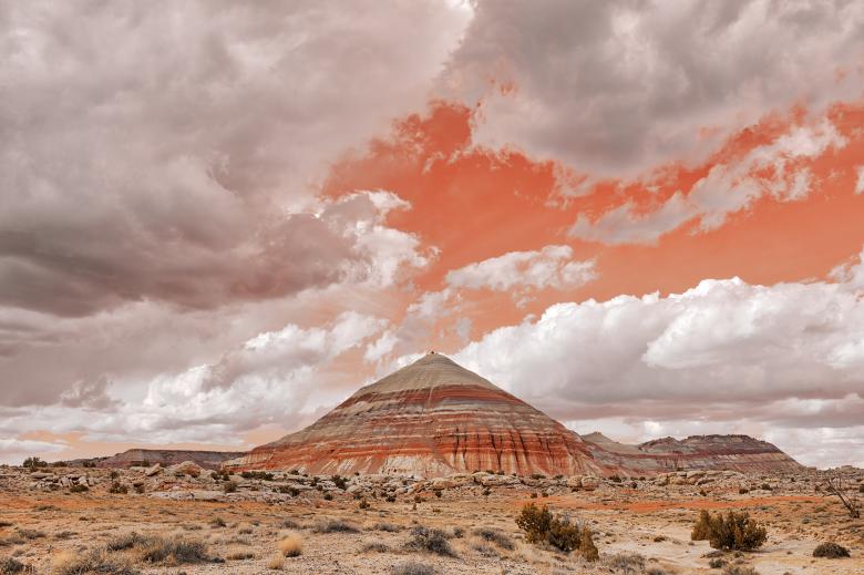Free stock image of Salmon Bentonite Hills created by Nicolas Raymond