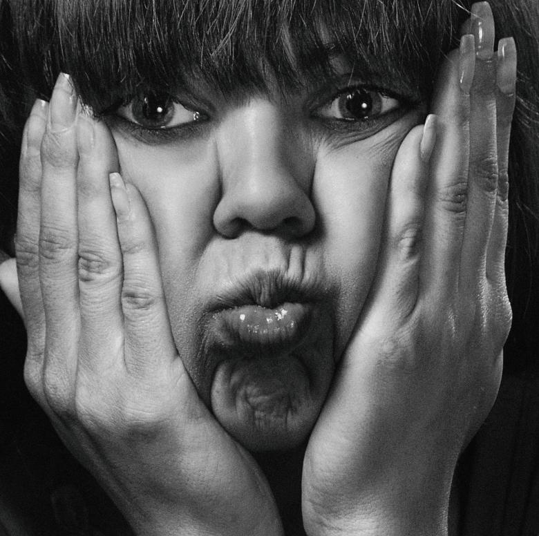 Free stock image of Girl Pouting - Black and White Portrait created by Alexander Krivitskiy
