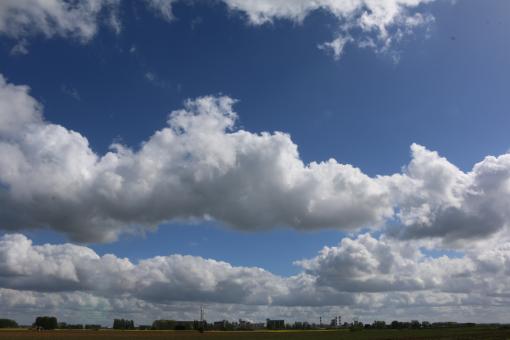 Blue Sky and Clouds - Free Stock Photo
