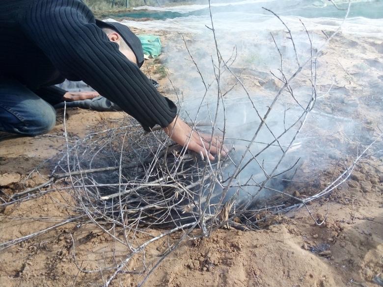 Free stock image of Man Making Fire created by chokri attia