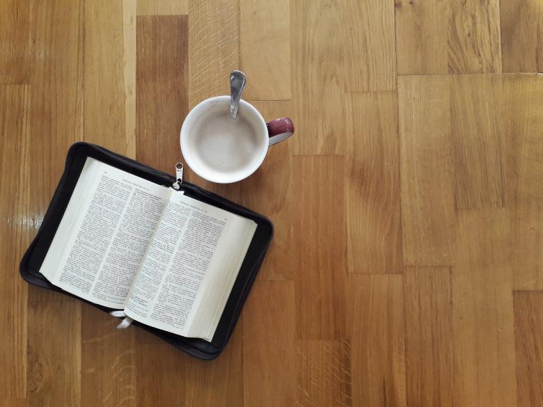 Free stock image of Bible and Coffee created by Iványi Melinda