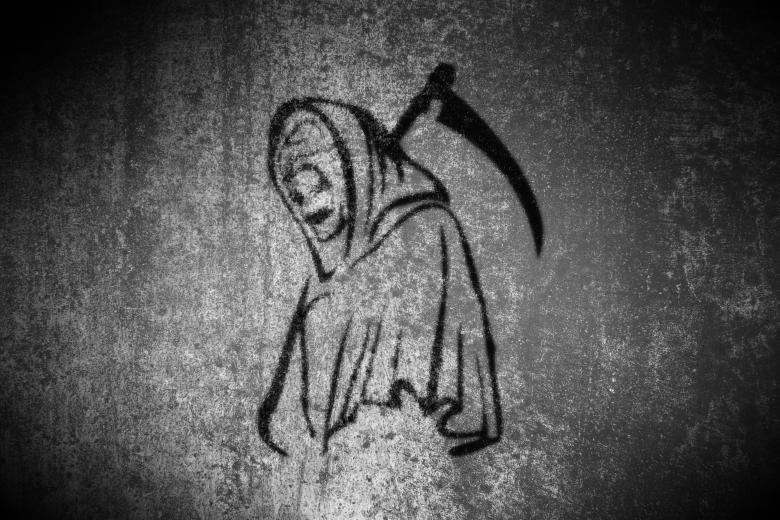 Free stock image of Grim Reaper - On Grunge Background created by Jack Moreh