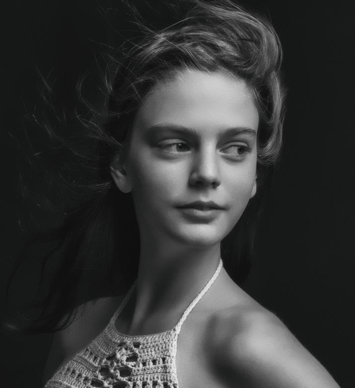Free stock image of Young Female Model - Monochrome Portrait created by Alexander Krivitskiy