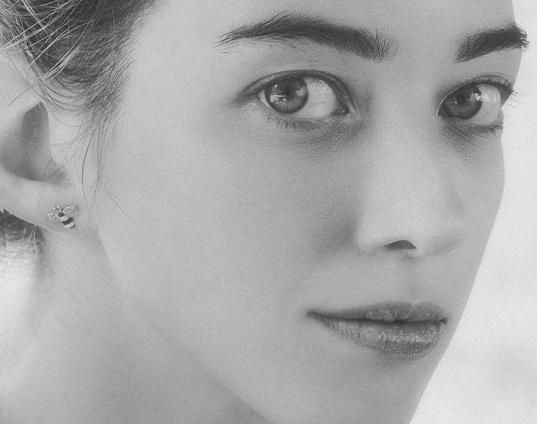 Free stock image of High Key Model Portrait - Black and White created by Alexander Krivitskiy