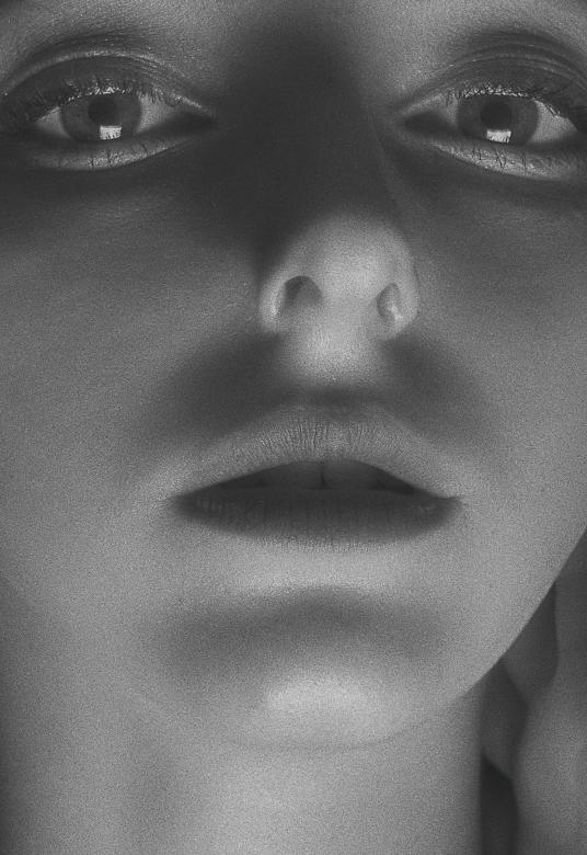 Free stock image of Female Face - Closeup - Monochrome created by Alexander Krivitskiy