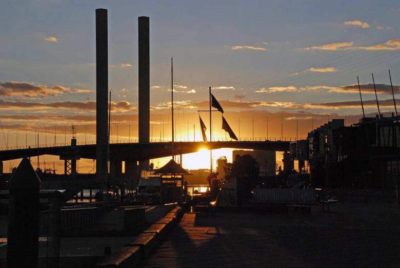 Free stock image of Sunset In Docklands created by Paul Macallan