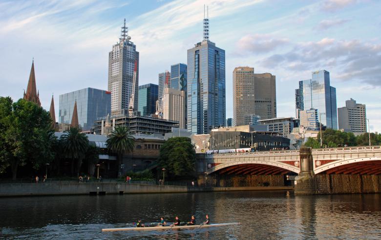 Free stock image of Melbourne Skyline From River created by Paul Macallan