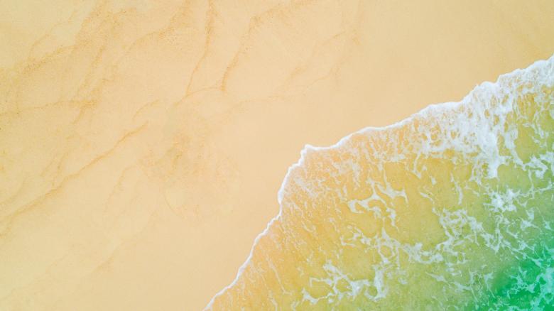 Free stock image of Small Wave bathing Beach - With Copyspace created by Jack Moreh