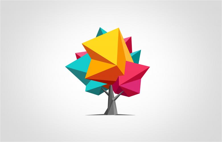 Free stock image of Abstract Colorful Tree created by Jack Moreh