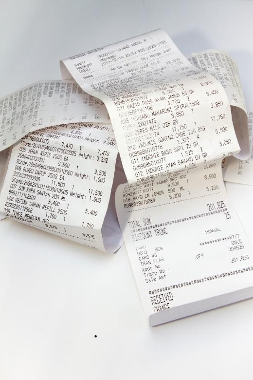 Free stock image of Bundle of printout receipts created by sapiduduk