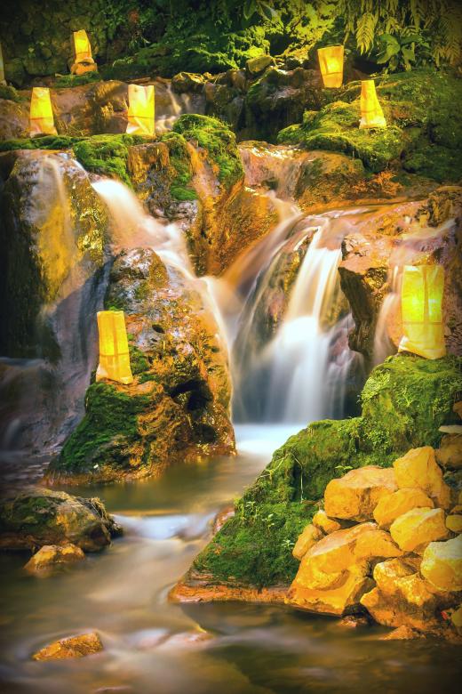 Free stock image of Waterfall Garden in Indonesia created by sapiduduk