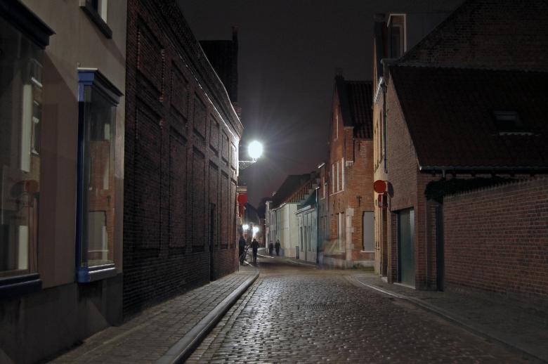 Free stock image of Bruges at Night created by Paul Macallan