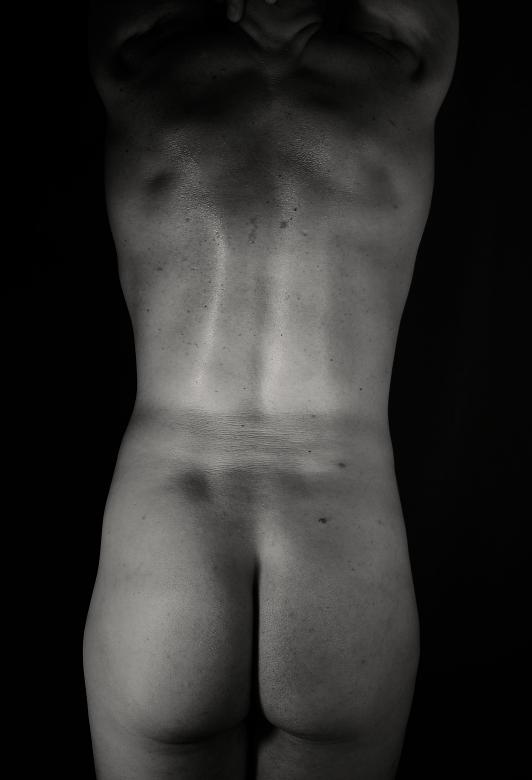 Free stock image of Male Naked Backside - Monochrome created by Altan Med