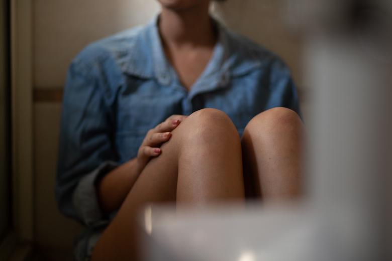 Free stock image of Young beautiful model sitting on wooden chair created by Atul Saini