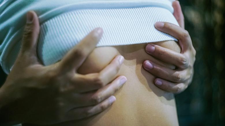 Free stock image of Woman Covers Her Breast created by Atul Saini