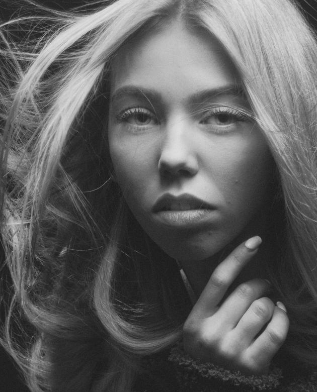 Free stock image of Blond Model - Black and White Portrait created by Alexander Krivitskiy