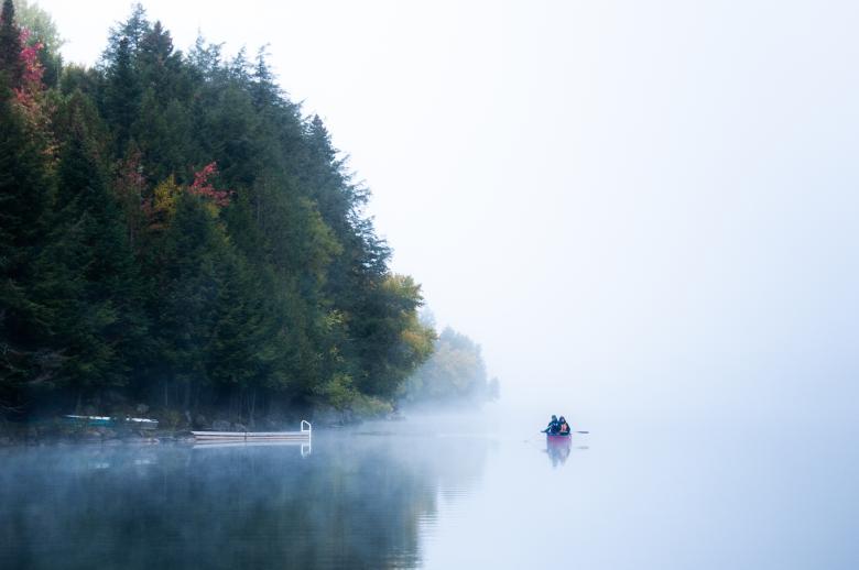 Free stock image of On the Lake in Fog created by Quentin Lagadic