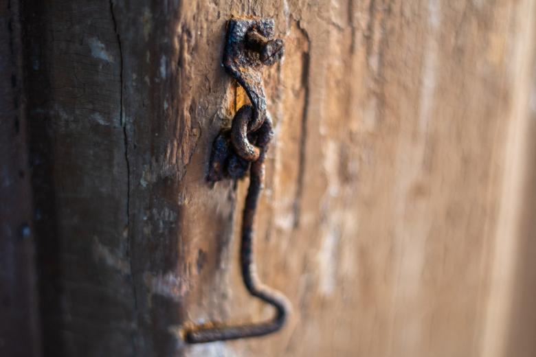 Free stock image of A little old rusted door hook created by Janis Urtans