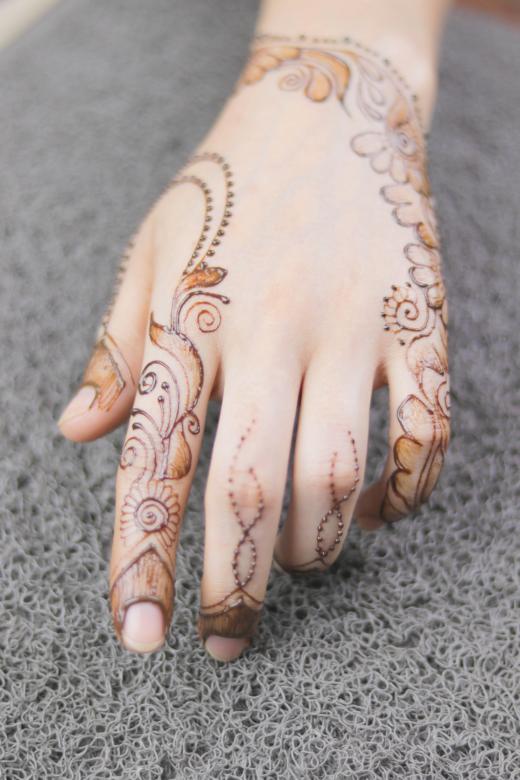 Free stock image of Bridal Mehndi Tattoo Design created by Mehndi Training Center