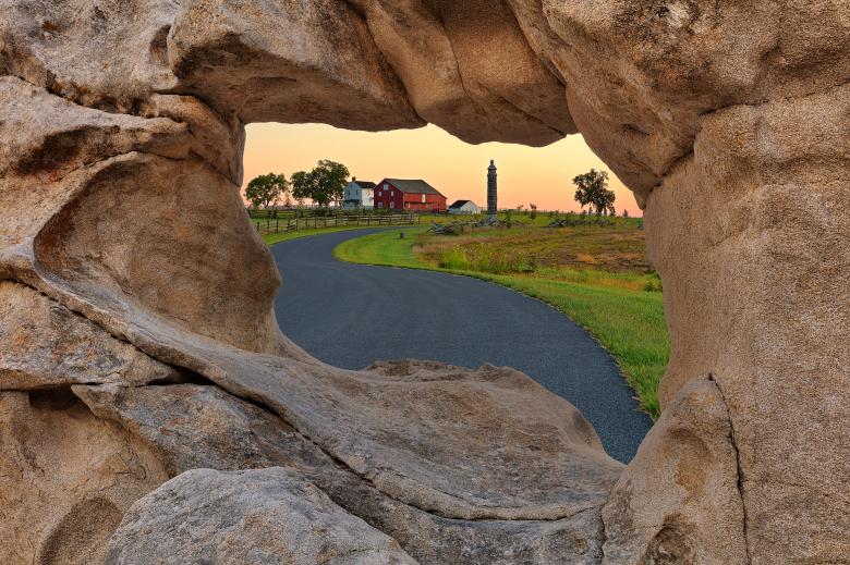 Free stock image of Gettysburg Window Arch created by Nicolas Raymond