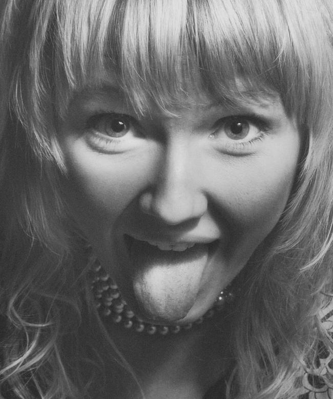 Free stock image of Young Girl Making Faces - Monochrome created by Alexander Krivitskiy